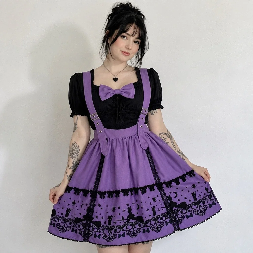 Her Universe Studio Ghibli Kiki's Delivery Service XL Lolita Suspender Skirt